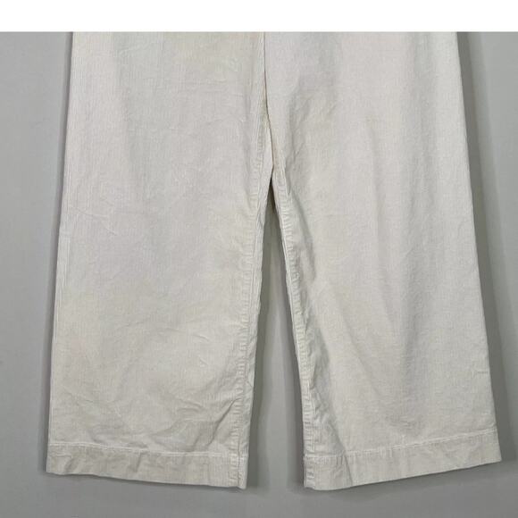 Anthropologie Maeve The Colette Corduroy Wid Leg Crop Pants Women's Size 28 - Picture 5 of 8